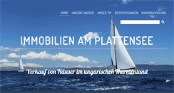 Desktop Screenshot of immobilienplattensee.de